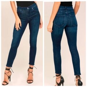Agolde Sophie High Rise Skinny Ankle Jeans w/ Stretch, Dark Wash, Size 29, EUC!